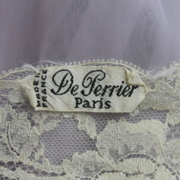 De Perrier Paris Vintage 50's Negligee Nightgown - Picture 8 of 8